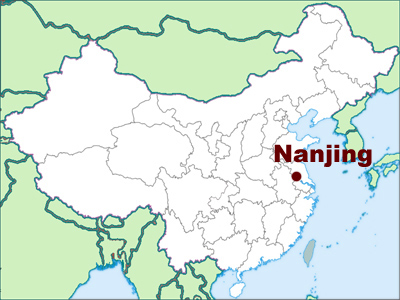nanjing china map